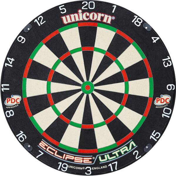UNICORN Dartboard Eclipse Ultra - Official PDC Bristle Board
