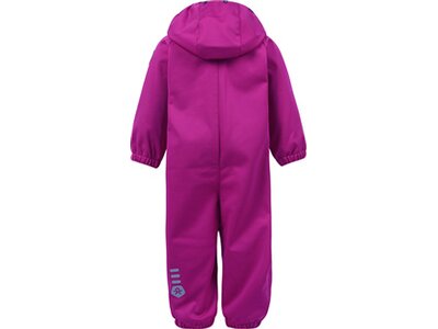 COLOR KIDS Kinder Overall Softshell suit - w. fleece Rot