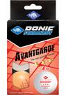 Vorschau: Donic-Schildkröt Tischtennisball 3-Stern Avantgarde, Poly 40+ Qualität, 6 Stk. im Blister, 3x weiß /