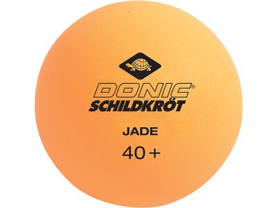 Donic-Schildkröt Tischtennisball Jade, Poly 40+ Qualität, 6 Stk. im Blister, orange Orange