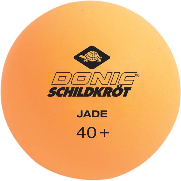 Donic-Schildkröt Tischtennisball Jade, Poly 40+ Qualität, 6 Stk. im Blister, orange