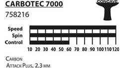 Vorschau: Donic-Schildkröt Tischtennisschläger CarboTec 7000, konkav