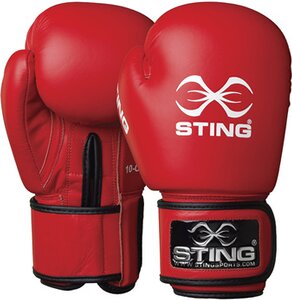 Sting IBA Wettkampf Boxhandschuhe red 12