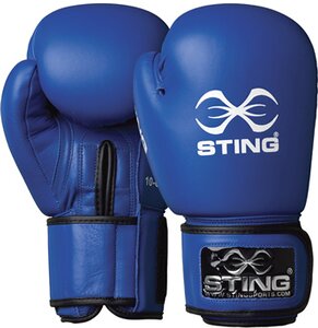 Sting IBA Wettkampf Boxhandschuhe blue 10