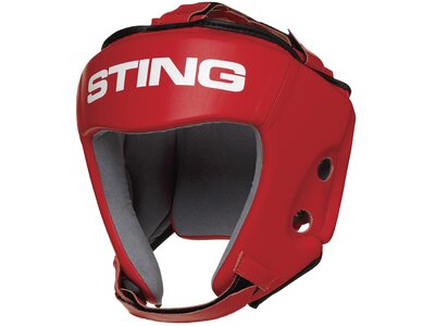 Helm Sting IBA Competition Kopfschutz Rot