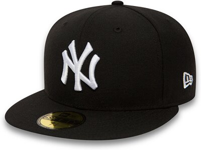 NEW ERA Herren New York Yankees Essential Black 59FIFTY Kappe Schwarz