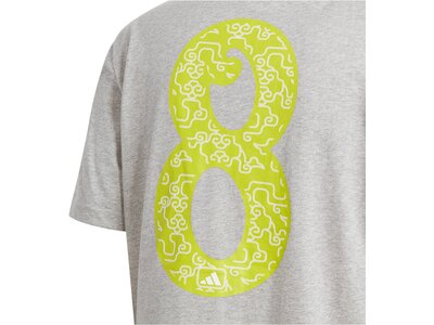 ADIDAS Herren T-Shirt "Lucky 8 Graphic" Grau