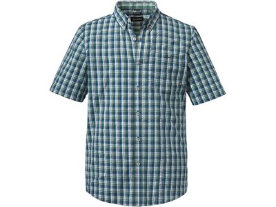 SCHÖFFEL Herren Outdoor-Hemd Shirt Kuopio1 UV Kurzarm Blau