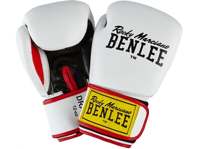 BENLEE Boxhandschuhe aus Leder DRACO Weiß