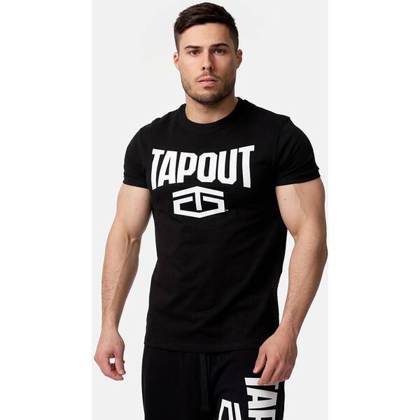 TAPOUT Herren T-Shirt normale Passform ACTIVE BASIC TEE 222 M