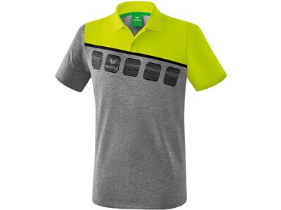 ERIMA Fußball - Teamsport Textil - Poloshirts 5-C Poloshirt Kids Grau