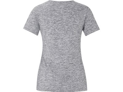 VENICEBEACH Damen Trainingsshirt "Sallimee DMEL B Body-Shirt" Kurzarm Grau