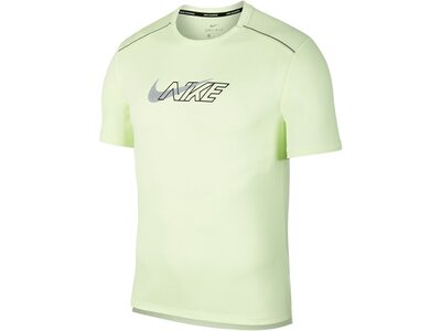 NIKE Running - Textil - T-Shirts Dri-FIT Miler Running Shirt kurzarm Grün