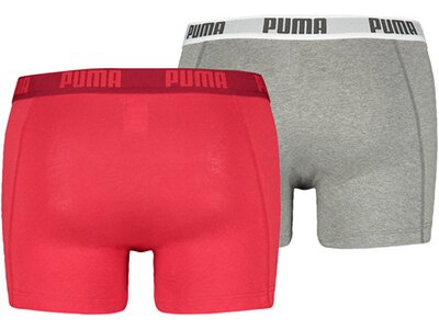 PUMA Herren Retropants Basic Boxer 2er Pack Rot