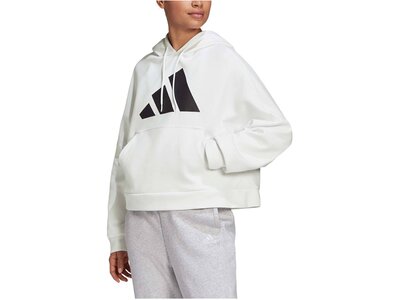 ADIDAS Damen Sweatshirt "Graphic Hoodie" mit Kapuze Weiß