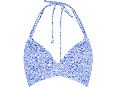 LINGADORE Damen Bikinioberteil Triangel Bikini Blau