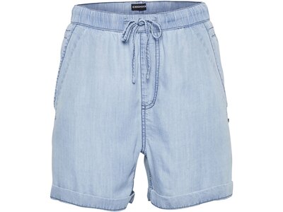 CHIEMSEE Chino-Shorts einfarbig aus leichtem Twill Blau