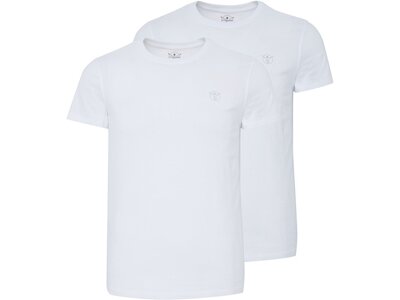 CHIEMSEE T-Shirt Doppelpack mit kleinem CHIEMSEE Logo Weiß