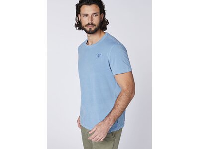 CHIEMSEE T-Shirt aus GOTS-zertifizierter Bio-Baumwolle Blau