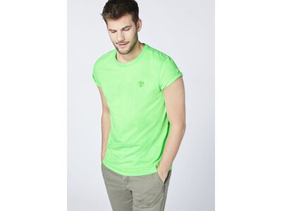 CHIEMSEE T-Shirt aus GOTS-zertifizierter Bio-Baumwolle Grün