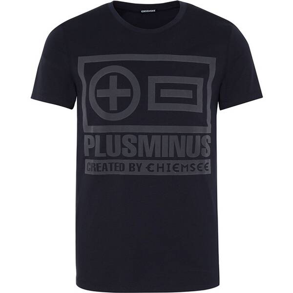 CHIEMSEE T-Shirt mit PlusMinus Frontprint - GOTS zertifiziert