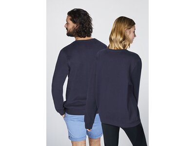 CHIEMSEE Sweatshirt Unisex mit großem Rückenprint - GOTS zertifiziert Schwarz