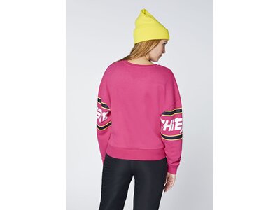 CHIEMSEE Sweatshirt mit CHIEMSEE Print - GOTS zertifiziert Pink