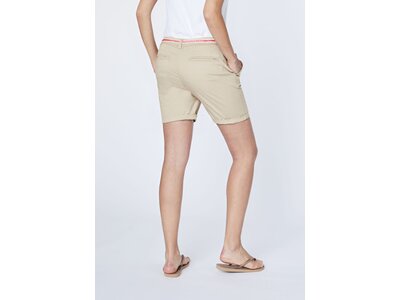 CHIEMSEE Shorts mit Webgürtel Grau