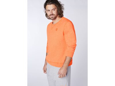 CHIEMSEE Sweatshirt in klassischer Passform Orange