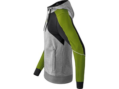 ERIMA Herren Premium One 2.0 Trainingsjacke mit Kapuze Grau