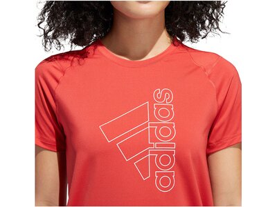 ADIDAS Damen T-Shirt "Tech Bos" Rot