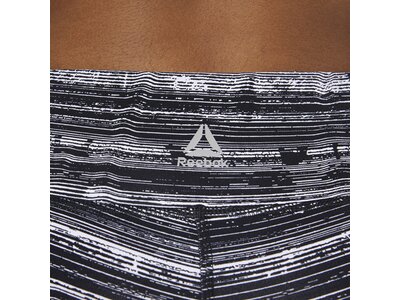 REEBOK Damen Lux 3/4 Tight  Stratified Stripes Schwarz