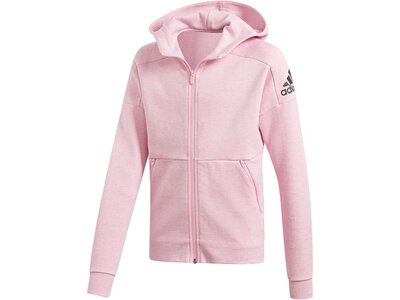 ADIDAS Mädchen Trainingsjacke "ID Stadium Hooded" Pink