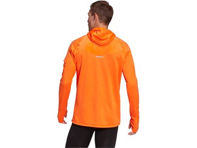 ADIDAS Herren Laufsweatshirt "Own The Run Warm Hoodie" Orange