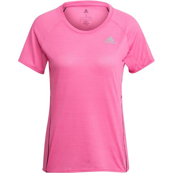 ADIDAS Damen Laufshirt Kurzarm › Pink  - Onlineshop Intersport