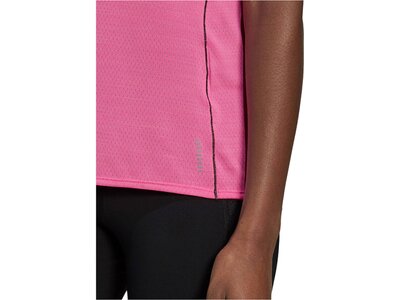 ADIDAS Damen Laufshirt Kurzarm Pink