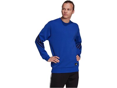 adidas Herren Sportswear Future Icons 3-Streifen Sweatshirt Blau