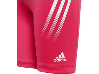 ADIDAS Mädchen Sporttights "Believe This Aeroready 3-Stripes High-Rise" Pink