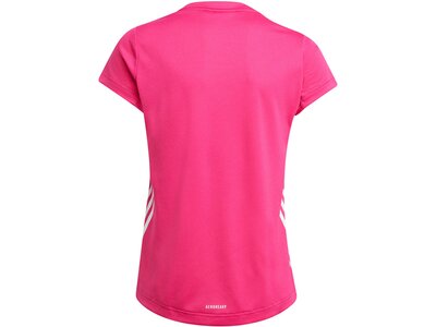 ADIDAS Mädchen Sportshirt "Aeroready 3-Streifen" Kurzarm Pink
