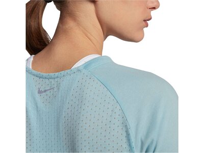 NIKE Running - Textil - T-Shirts Tailwind Top T-Shirt Running Damen Beige Grau