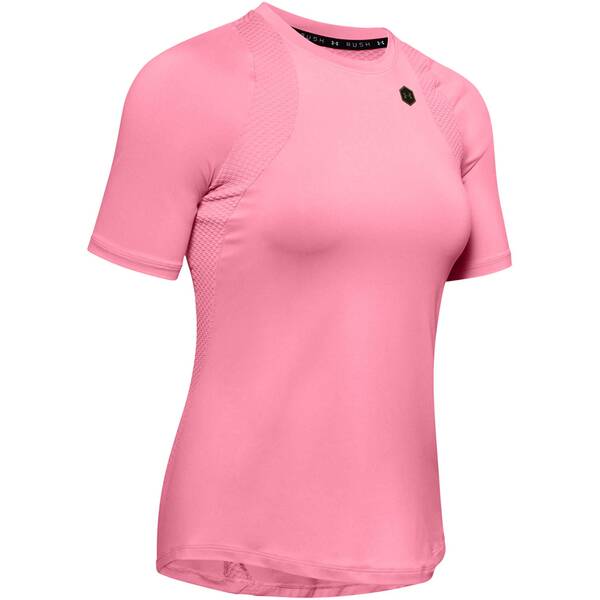 UNDER ARMOUR Damen Trainingsshirt Rush Kurzarm › Pink  - Onlineshop Intersport