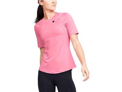 UNDER ARMOUR Damen Trainingsshirt "Rush" Kurzarm Pink