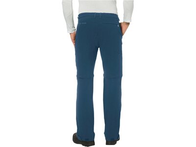 VAUDE Herren Wanderhose / Trekkinghose / Zipp-Off-Hose "Farley Stretch T-Zip Pants II" Blau