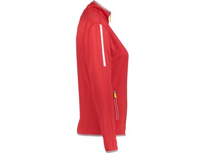 DUNLOP Damen Tennis Trainingsjacke Rot
