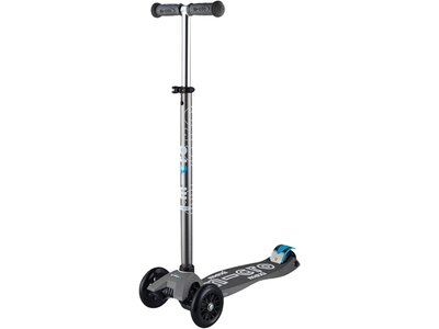 MICRO Kinder Roller "Scooter Maxi Micro Deluxe" mit T-Lenker Grau