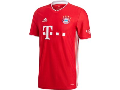 ADIDAS Herren Fußballtrikot "FC Bayern Home Saison 2020/2021" Replica Rot