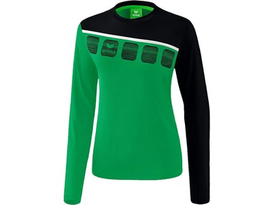 ERIMA Fußball - Teamsport Textil - Sweatshirts 5-C Longsleeve Damen Grün