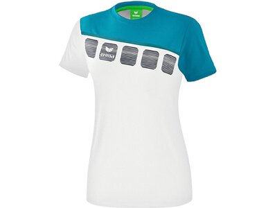 ERIMA Fußball - Teamsport Textil - T-Shirts 5-C T-Shirt Damen Weiß