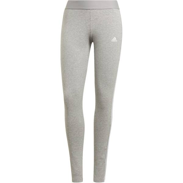 Hosen - ADIDAS Fußball Textilien Hosen Essentials 3 Stripes Leggings Damen › Silber  - Onlineshop Intersport