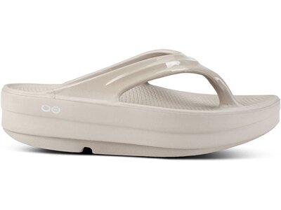OOFOS Damen Recovery-Pantolette OOMEGA Silber
